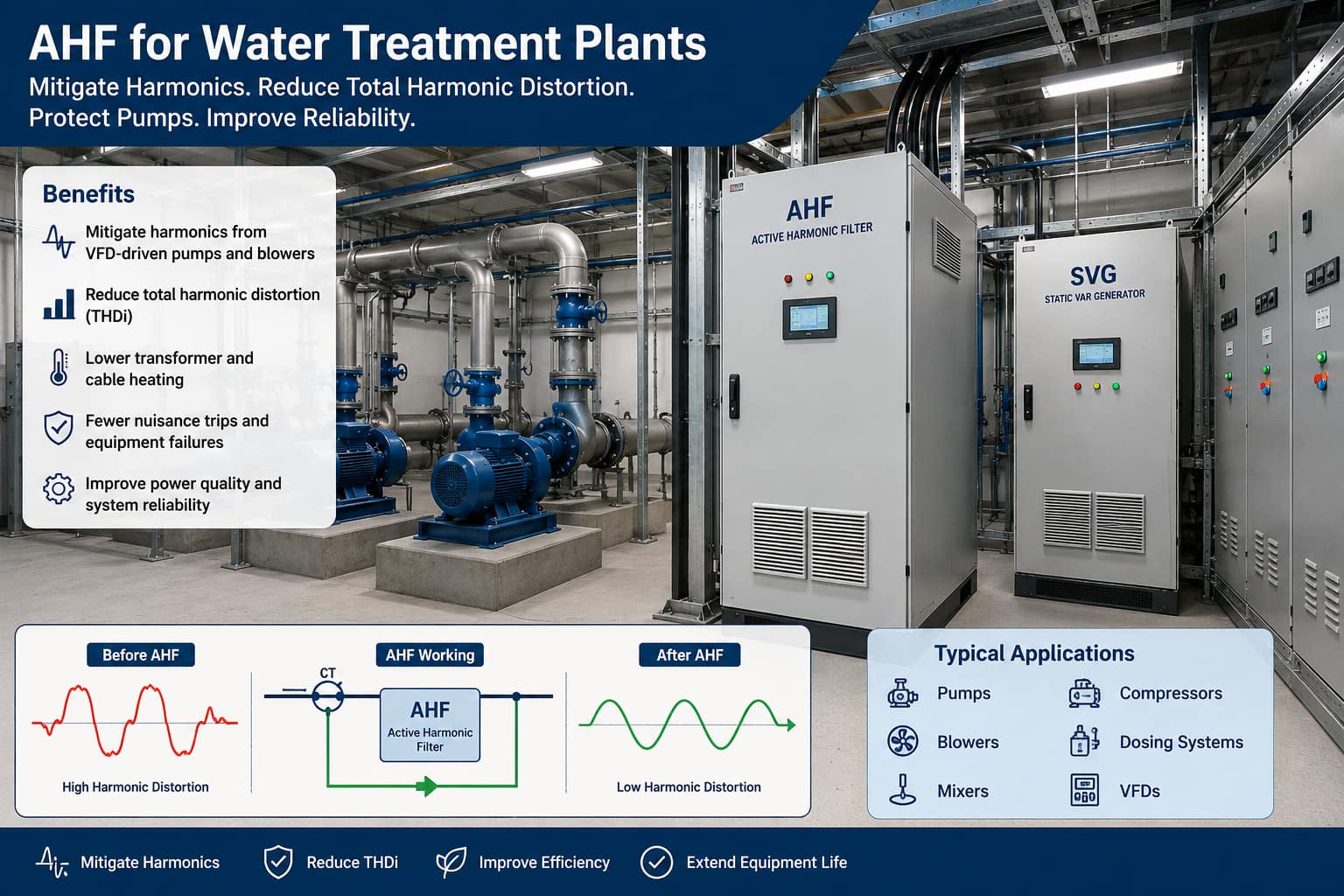 AHF for Water Treatment Plants