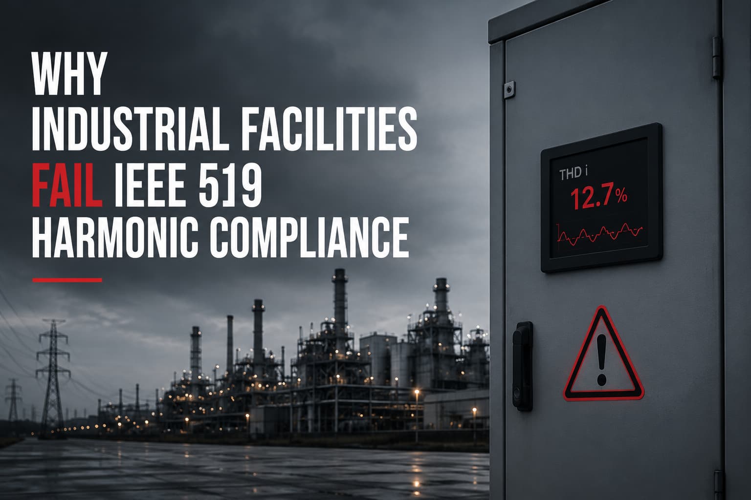 Pourquoi les installations industrielles ne respectent pas la conformité harmonique IEEE 519